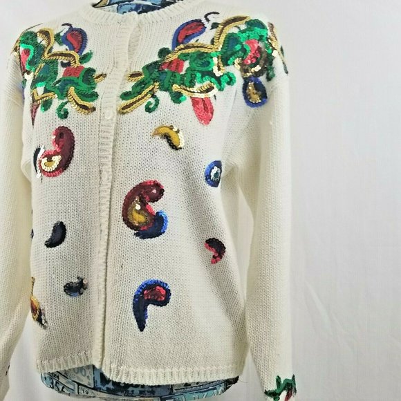 Westbound Petites Womens Vtg Sweater M12 - Picture 3 of 9